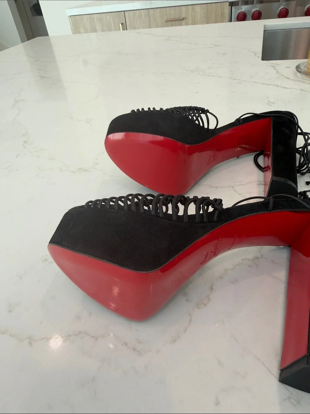 NWOT Christian Louboutin Janis Alta Platform Espadrilles